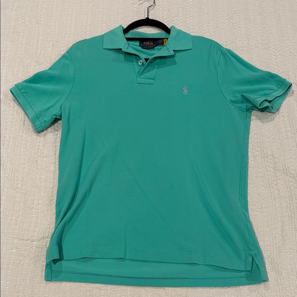 Polo by Ralph Lauren Men's Teal Polo Shirt